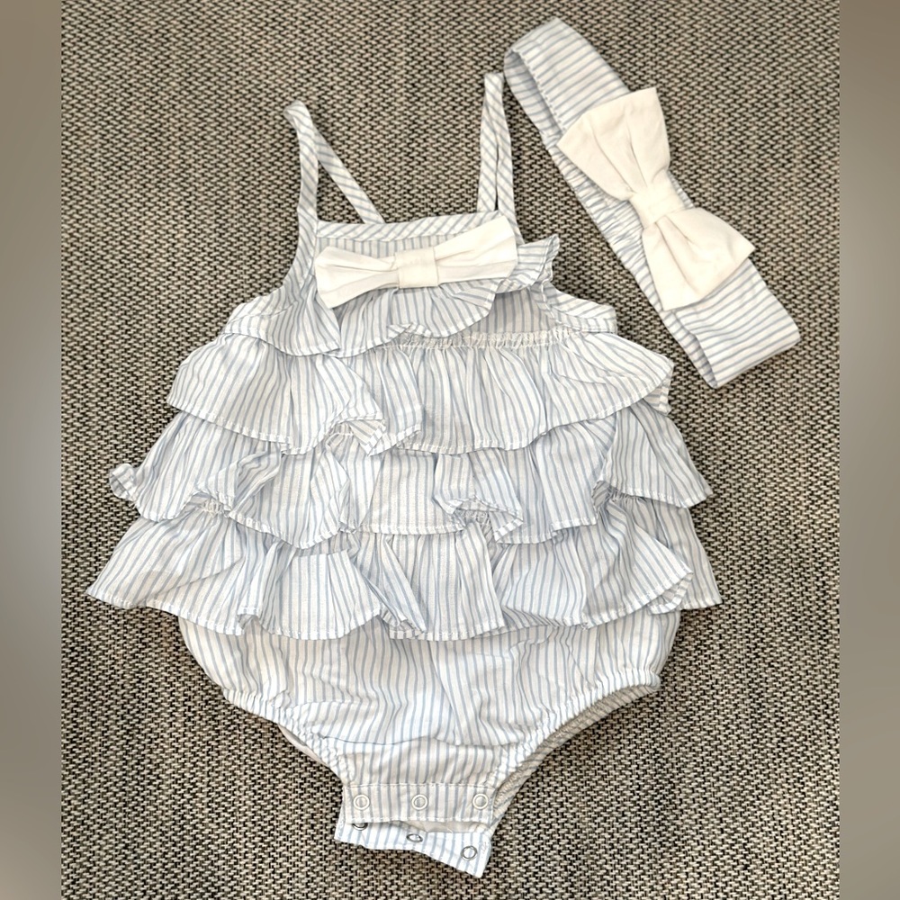 New! Baby Girl Ruffle Onesie